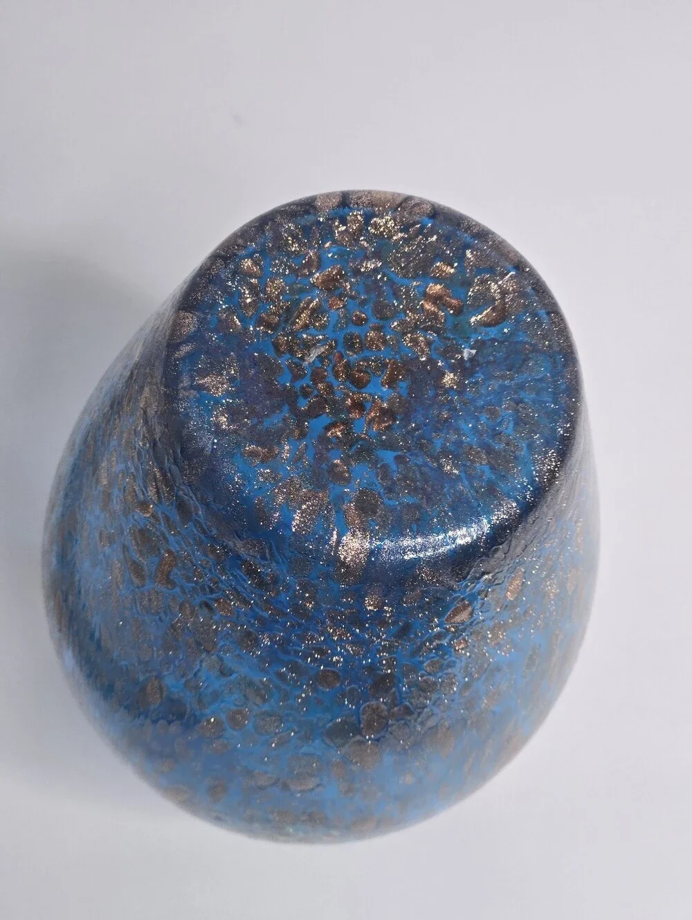 Vintage Dale Tiffany Amphora Adventurine Copper Flecked Vase